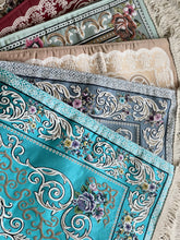 Load image into Gallery viewer, Luxury Silk Padded Prayer Mats with Embroidery
