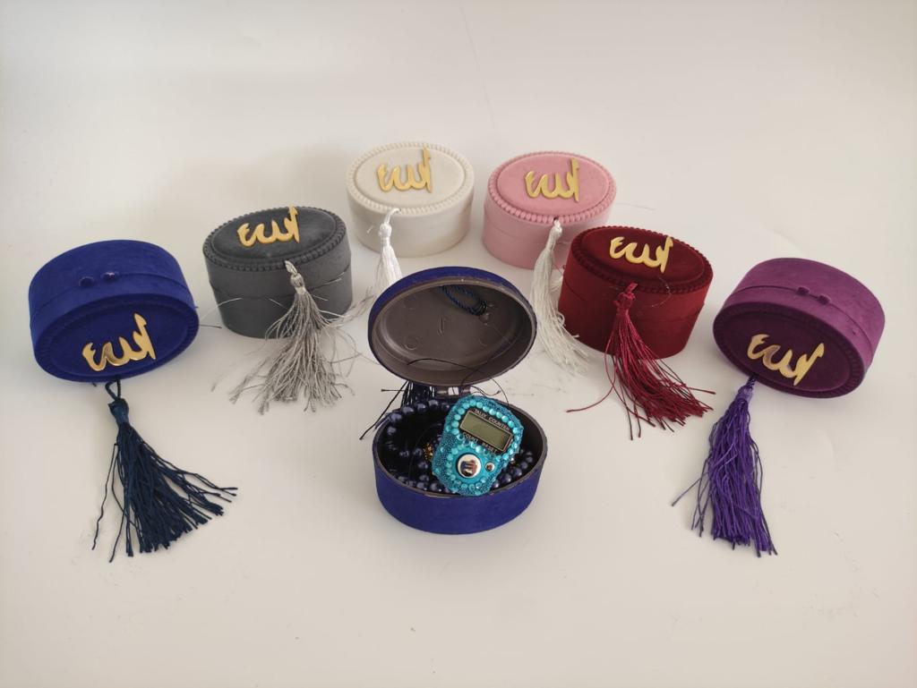 Velvet Gift Box Tasbeeh Set