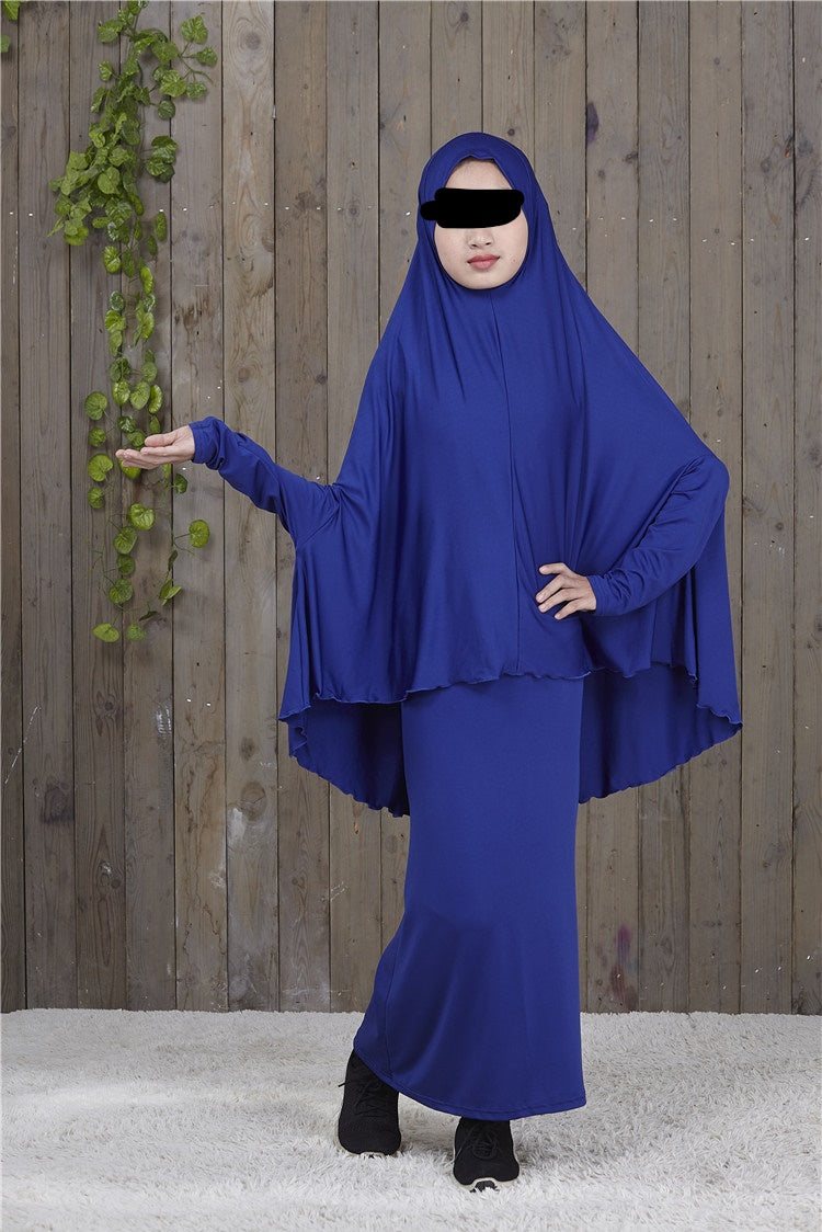 Girl's 2 Piece Jilbab Prayer Dress