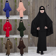 Load image into Gallery viewer, Girl&#39;s 2 Piece Jilbab Prayer Dress

